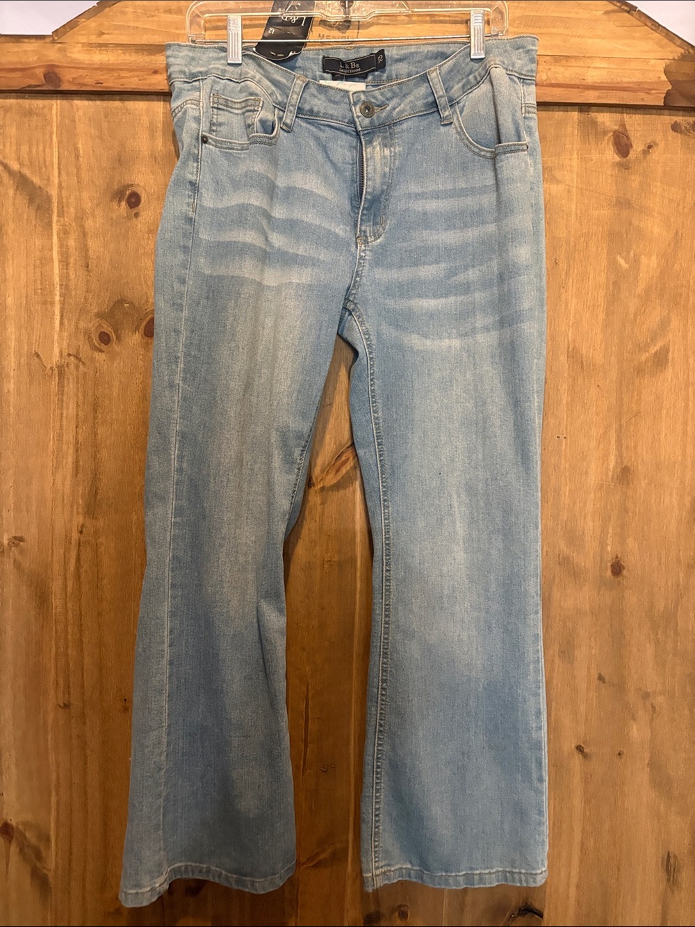 L&B Light Blue Women's Ankle Crop Jeans